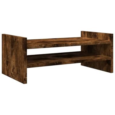 VidaXL Monitorstandaard 50x27x20 cm bewerkt hout gerookt eikenkleurig VidaXL Monitorstandaard 50x27x20 cm bewerkt hout gerookt eikenkleurig