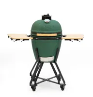 Own grill keramische barbecue 20" Large groen - zwart frame - thumbnail