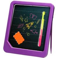 Toi-Toys Tekenbord neon glow met stift en spons - thumbnail