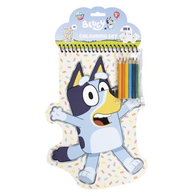 Moxy Bluey vormen kleurblok, 20 vellen