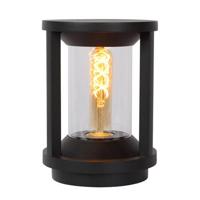 Lucide CADIX - Sokkellamp - Ø 16 cm - 1xE27 - IP65 - Zwart - thumbnail