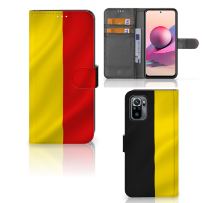 Xiaomi Redmi Note 10S | 10 4G | Poco M5s | Bookstyle Case | Belgische Vlag Xiaomi Redmi Note 10S | 10 4G | Poco M5s | Bookstyle Case | Belgische Vlag