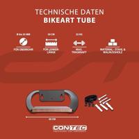 CONTEC presentatie-haken "bikeart tube ct wall presenter bikeart tube black/walnut - thumbnail