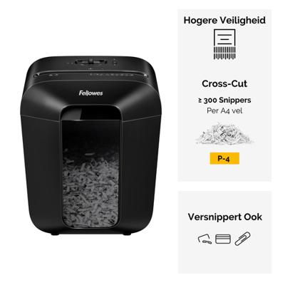 Fellowes Powershred papiervernietiger LX45 Fellowes Powershred papiervernietiger LX45
