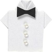 Creativ Company Stickers, overhemd, afm 33x35 mm, wit, 6 stuk/ 1 doos - thumbnail