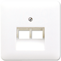 JUNG INZETPLAAT RJ45 UEA8 CD500 creme 569-2UA - thumbnail