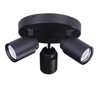 Freelight Spot Razza 3 lichts Ø 21 cm GU10 zwart