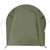 VidaXL Tunneltent 2-persoons waterdicht olijfgroen - thumbnail