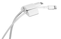 Cablehome Kabelhouder Zelfklevend 135351 Bundel-Ø (bereik) 8.5 mm (max) Tweegats Wit 1 stuk(s) - thumbnail