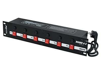 Eurolite 6-kanaals switch schuko Eurolite 6-kanaals switch schuko