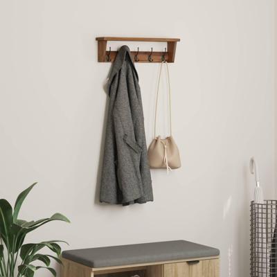 Hanger Bruin 50 x 10 x 14 cm Massief Mahoniehout