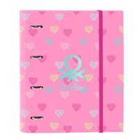 Ringmap Benetton Heart Roze 27 x 32 x 3.5 cm - thumbnail