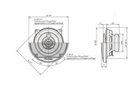 Pioneer TS-G1030F 3-weg triaxiale inbouwluidspreker 210 W Inhoud: 1 paar - thumbnail