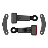 Reelight fietsverlichting AMS Constant staal rood/wit 4 delig - thumbnail