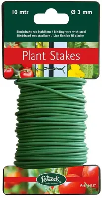 Peacock binddraad met staal 10 meter - ø 3 mm