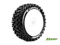 Louise B-UPHILL Soft banden op witte disc velgen voor 1/8 buggy - thumbnail