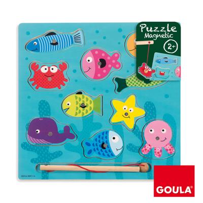 Goula vissen magneetpuzzel - 10 stukjes