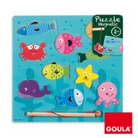 Goula vissen magneetpuzzel - 10 stukjes - thumbnail