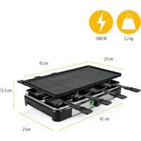 Tristar RA-2748 Raclette 8 gourmetstel - thumbnail