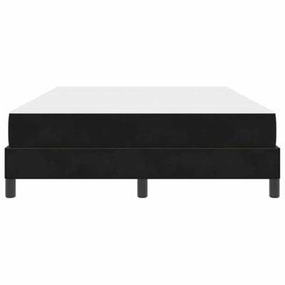 Boxspringbed met matras met matras Zwart 160 x 200 cm Fluweel