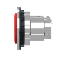 Schneider Electric ZB4FL432 ZB4FL432 Plat, Terugstelbaar (Ø) 30.5 mm O Chroom, Rood 1 stuk(s) - thumbnail
