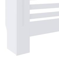 Radiatorombouw 78 cm MDF wit - thumbnail
