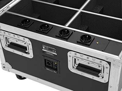 Roadinger ROADINGER Flightcase 4x AKKU IP PAR 7 QCL WDMX