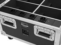 Roadinger ROADINGER Flightcase 4x AKKU IP PAR 7 QCL WDMX - thumbnail