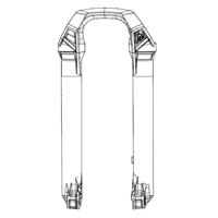 ROCKSHOX onderste vorkbuis 27,5" sliders rs 27,5" x 110 boost f.lyrik black - thumbnail