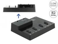Delock 64124 USB-C, DC-aansluiting 3,5 mm Harde schijf-dockingstation Met clone-functie - thumbnail