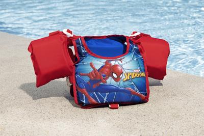 Bestway Disney Spiderman Vest met Armfloaters 56 cm +3-6 Jaar Zwembad en Strand 98795