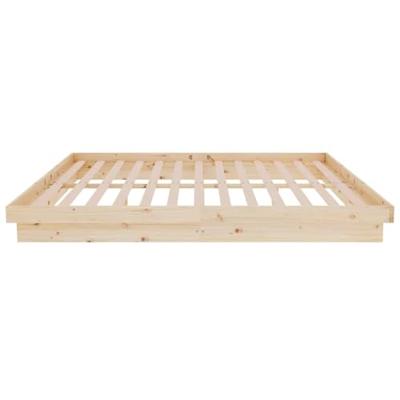 Bedframe massief hout 150x200 cm