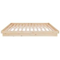 Bedframe massief hout 150x200 cm - thumbnail