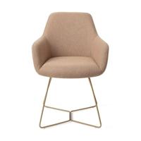 Jesper Home Eetkamerstoel 'Hiroo' Beehive Gold, kleur Whisper Wheat - thumbnail