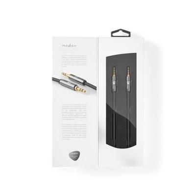 Nedis Stereo-Audiokabel | 3,5 mm Male naar 3,5 mm Male | 2 m | 1 stuks - CATB22000GY20 CATB22000GY20 Nedis Stereo-Audiokabel | 3,5 mm Male naar 3,5 mm Male | 2 m | 1 stuks - CATB22000GY20 CATB22000GY20