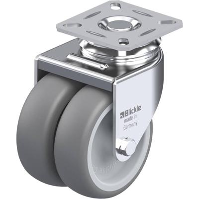 Blickle LDA-TPA 75G Dubbel zwenkwiel Wieldiameter: 75 mm Draagvermogen (max.): 100 kg 1 stuk(s)
