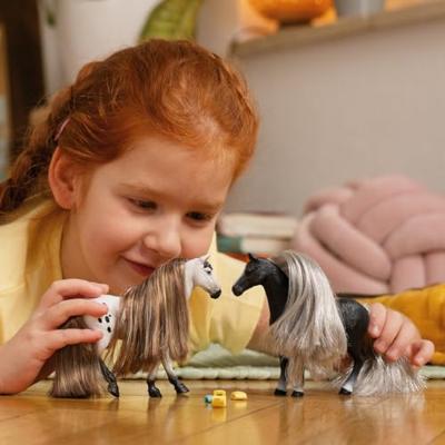 Schleich horse club haar beauty horses grijs 42652 - thumbnail