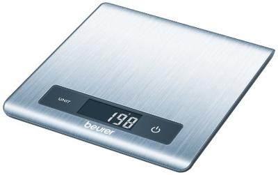 Beurer KS 51 Keukenweegschaal Digitaal Weegbereik (max.)=5 kg RVS 203 x 182 x 15