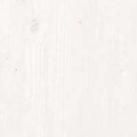 Hoofdbord 145,5x4x100 cm massief grenenhout wit - thumbnail