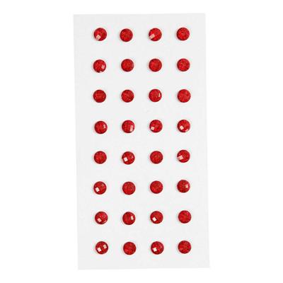 Creativ Company Strasstenen rood, 32st.