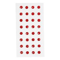 Creativ Company Strasstenen rood, 32st. - thumbnail