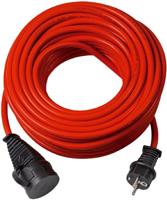 Brennenstuhl BREMAXX® verlengsnoer (10m kabel in rood, voor kortstondig buitengebruik IP44, stroomkabel bruikbaar tot -35 °C, olie- en UV-bestendig) - thumbnail