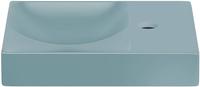 Clou Vale fontein 38 cm zonder kraangat rechts mat blauw keram CL/03.38161.R - thumbnail