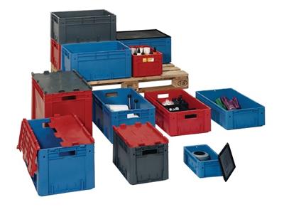 LA-KA-PE Transportstapelbak | L400xB300xH210mm | rood PP zware belasting handgreepopening | zijwanden gesloten | 1 stuk - VTK 400/210-0 ROT VTK LA-KA-PE Transportstapelbak | L400xB300xH210mm | rood PP zware belasting handgreepopening | zijwanden gesloten | 1 stuk - VTK 400/210-0 ROT VTK