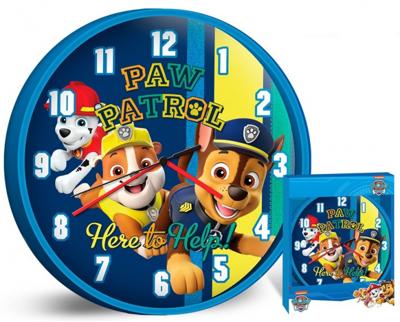 Paw Patrol wandklok 25 cm blauw Paw Patrol wandklok 25 cm blauw