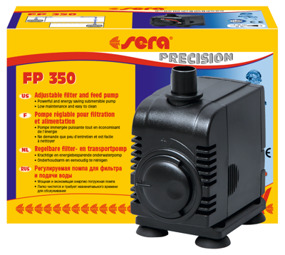Sera FP 350 Aquarium Filterpomp - Energiezuinig, Regelbaar & Geschikt voor Zoet/Zoutwater