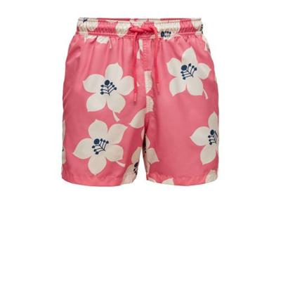Björn Borg gebloemde zwemshort Kenny koraalrood Björn Borg gebloemde zwemshort Kenny koraalrood