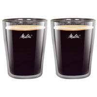 Glas Melitta Borosilicaatglas 200 ml Transparant Koffie (2 Stuks) - thumbnail