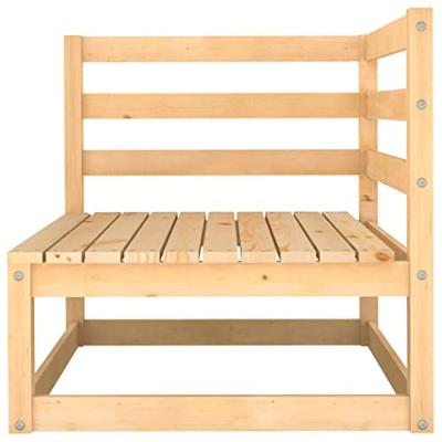 2-delige Loungeset met kussens massief grenenhout 2-delige Loungeset met kussens massief grenenhout