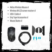 Vancer Vancer X Arbiter Studio Akitsu Carbon Fiber Gaming Maus, wireless - schwarz Muis 7 Toetsen - thumbnail